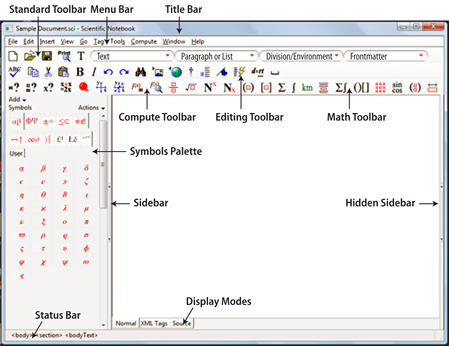 Scientific Notebook 6 Screenshot